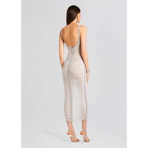 NWT RETROFETE IRINA MAXI DRESS SIZE XS $2598 - Picture 4 of 13